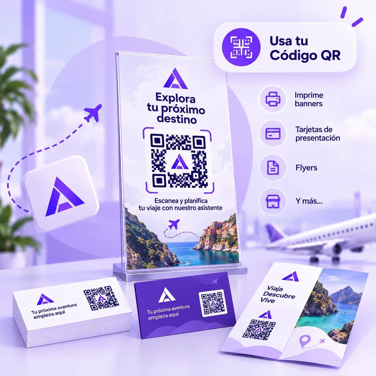 Usa tu código QR