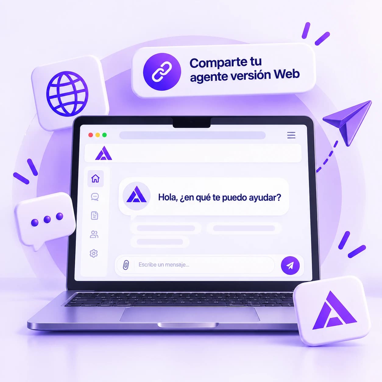 Comparte tu agente versión web